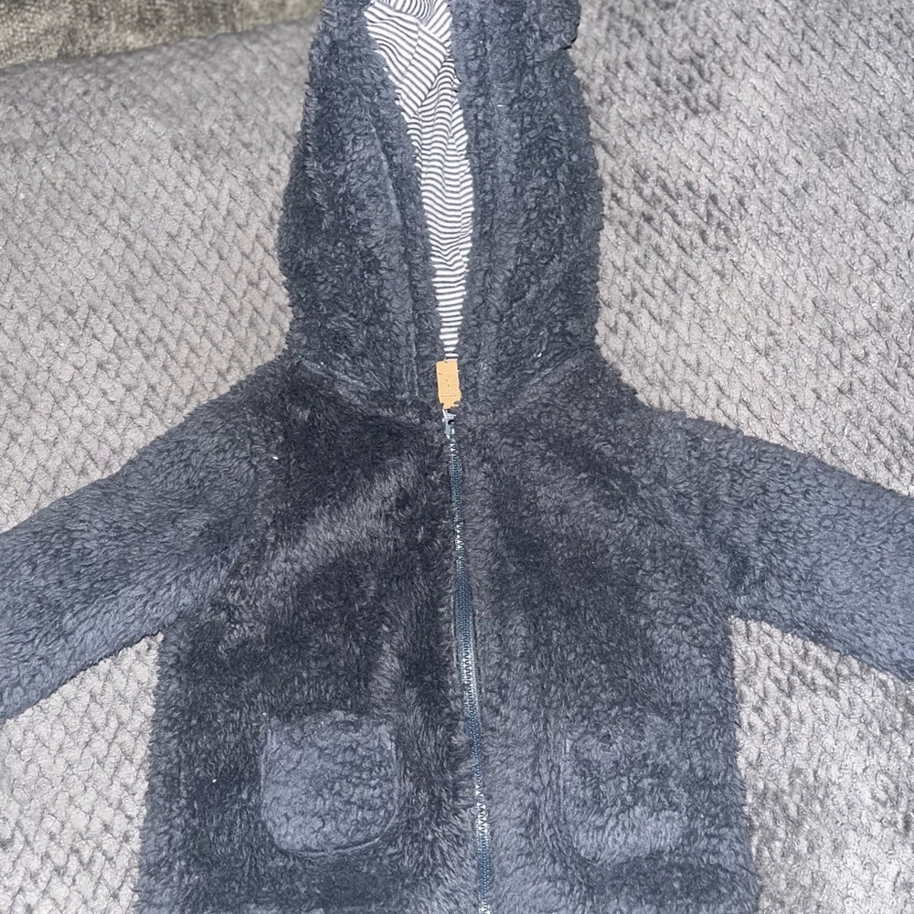 Carter’s Blue Fuzzy Hooded Jacket